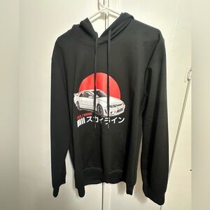 JDM style hoodie. Thin material